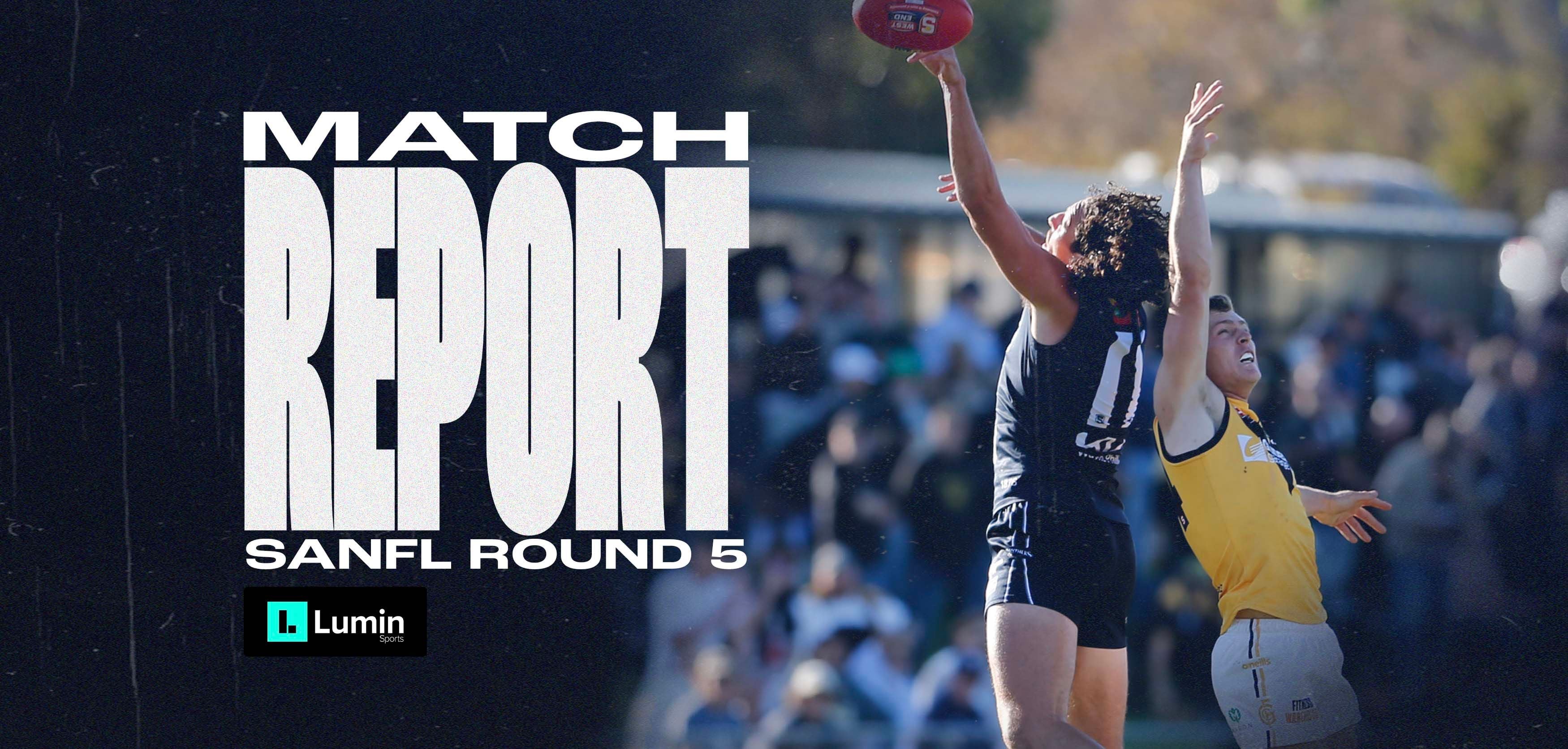 Lumin Match Report: SANFL Round 5 v Glenelg Lumin Match Report: SANFL Round 5 v Glenelg